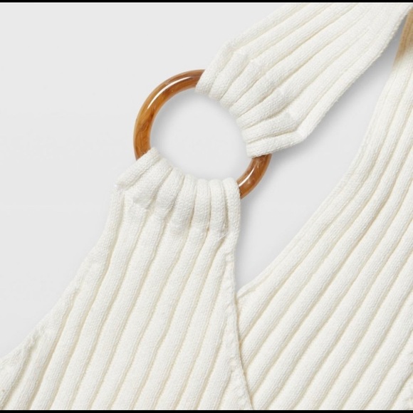 Club Monaco Ribbed Knit Ring Tank-top - Picture 4 of 6